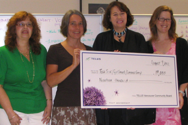 TELUS cheque presentation